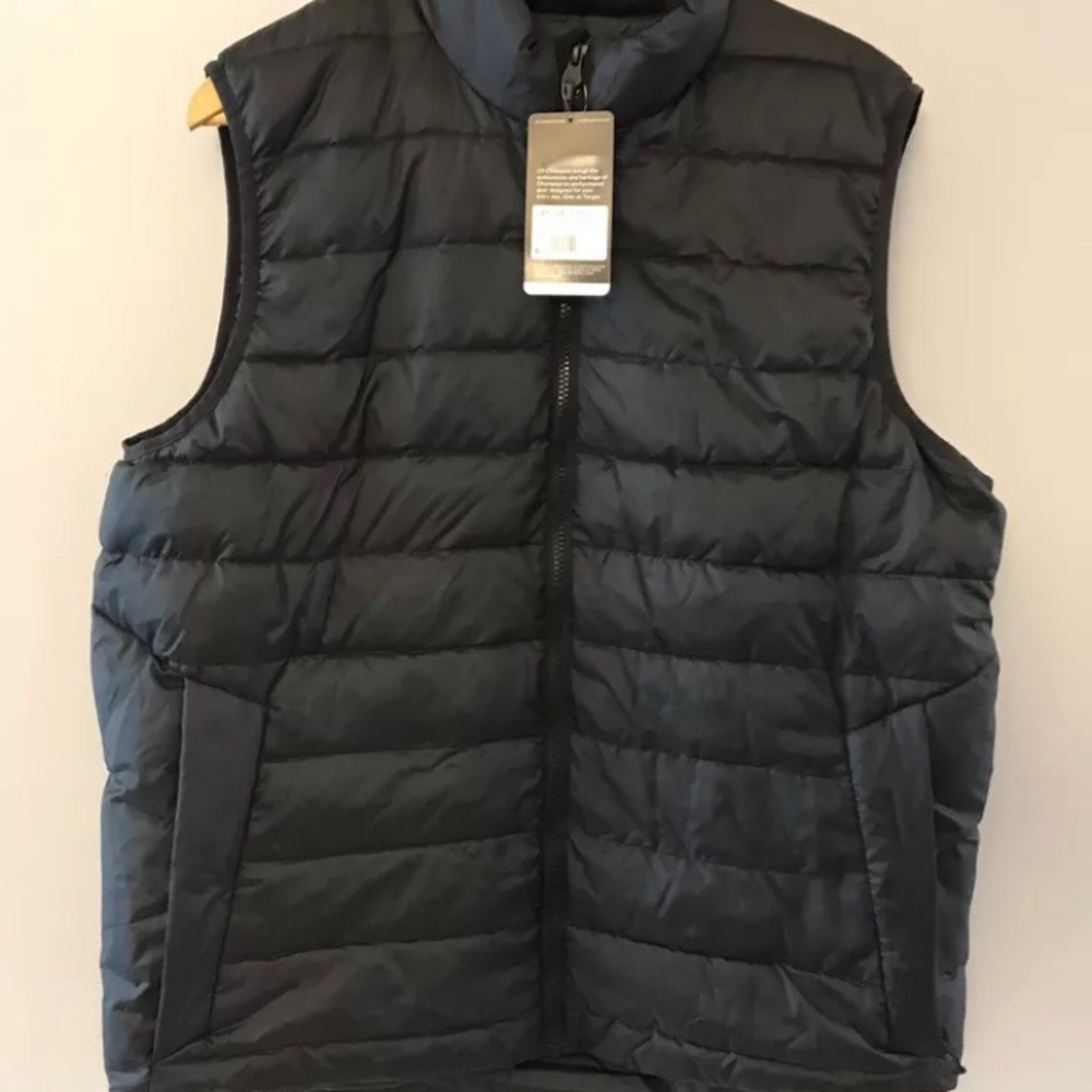 Champion C9 black men puffer vest